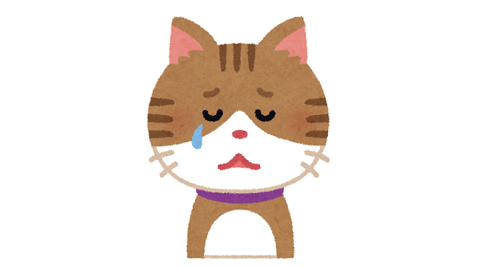 泣く猫