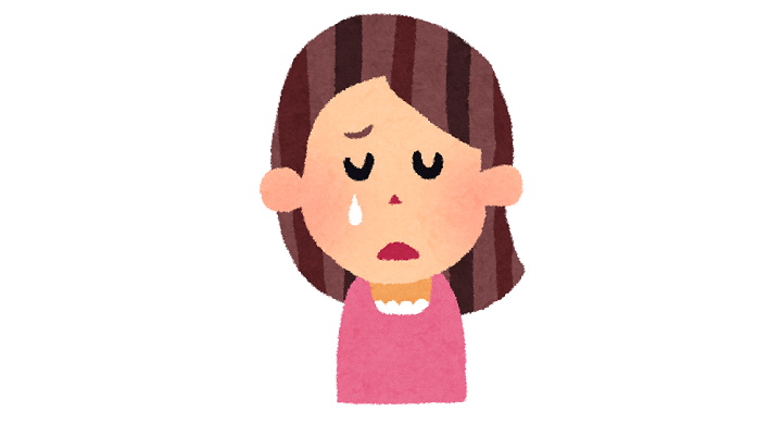 泣いた顔