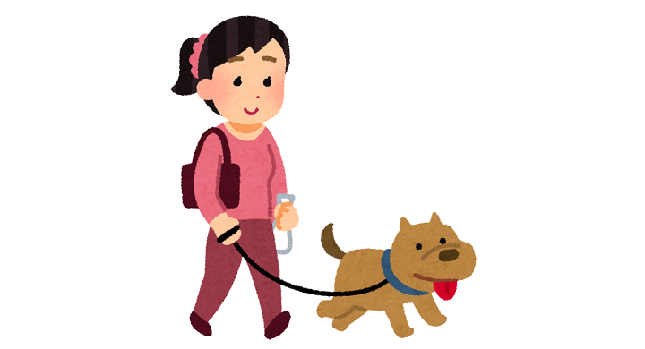 犬の散歩