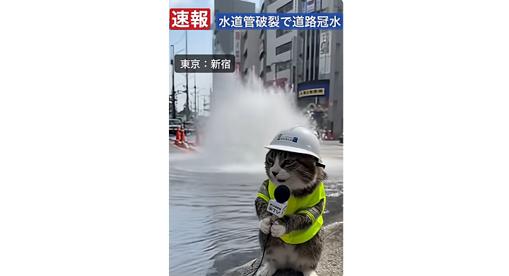 猫リポーター