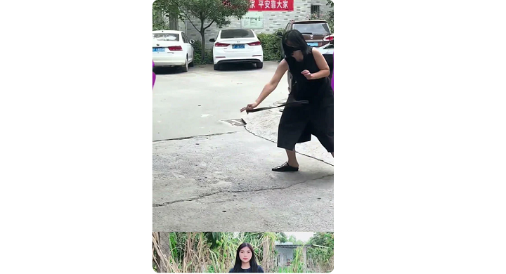 反射神経に自信のある若い女